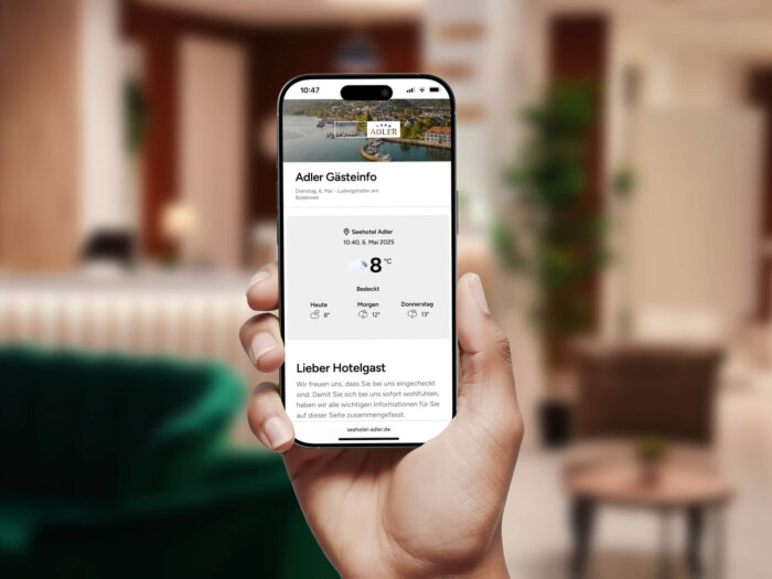 Digitale Gästeinfo für Hotels, Ferienwohnungen und Gastgeber